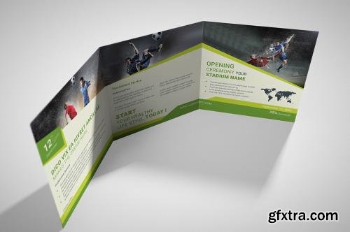 CreativeMarket Square Sport Trifold Brochure 602348