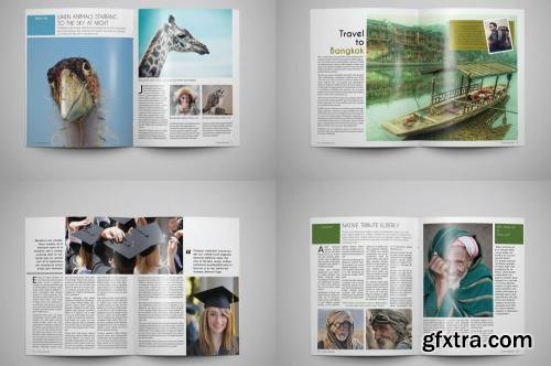 CreativeMarket La Vechia Magazine Template 258120