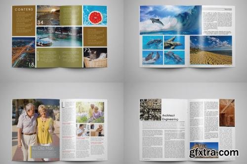 CreativeMarket La Vechia Magazine Template 258120