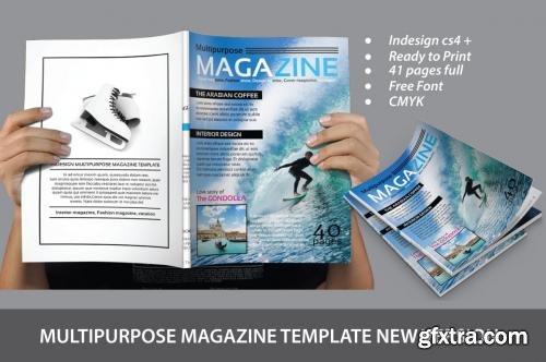 CreativeMarket Multipurpose Magazine Template 268563