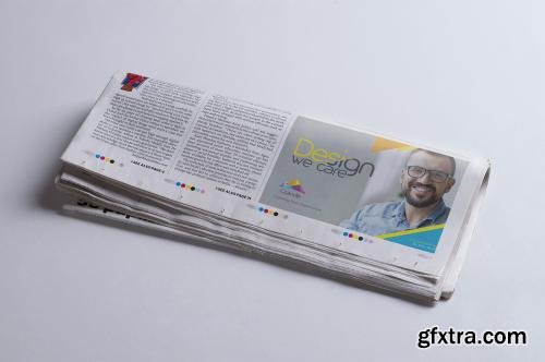 CreativeMarket Newspaper Advertising Mockups Vol. 1 351465