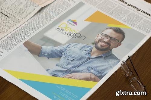 CreativeMarket Newspaper Advertising Mockups Vol. 1 351465