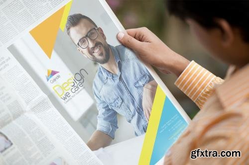 CreativeMarket Newspaper Advertising Mockups Vol. 1 351465