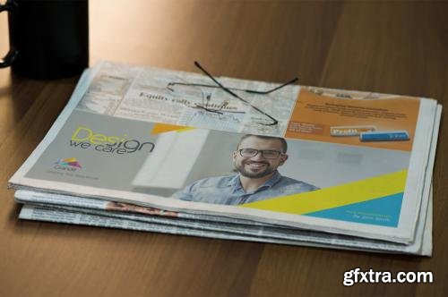 CreativeMarket Newspaper Advertising Mockups Vol. 1 351465