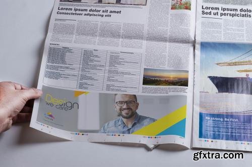 CreativeMarket Newspaper Advertising Mockups Vol. 1 351465