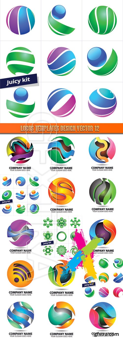 Logos Templates Design Vector 12