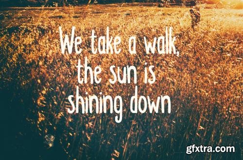 CreativeMarket Sunshine hand drawn display font 263183