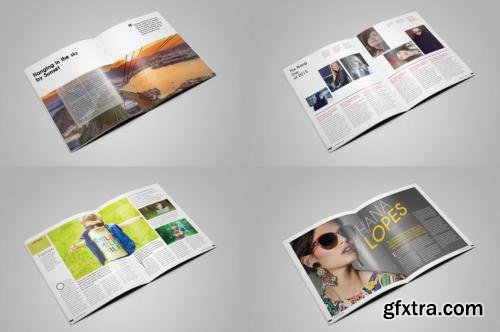 CreativeMarket Universe Magazine Template 260383