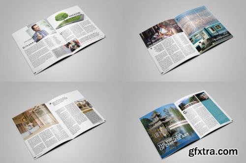 CreativeMarket Universe Magazine Template 260383