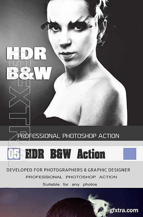 GraphicRiver - 05 HDR B&W Action 11278106