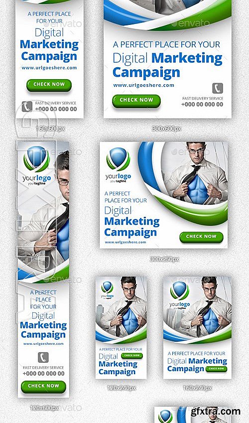 GraphicRiver - Business Digital Marketing Web & Facebook Banners 11403314