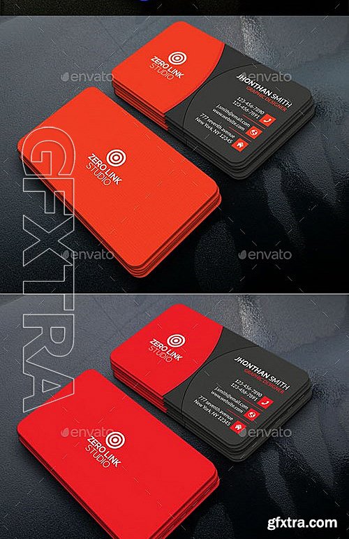 GraphicRiver - Corporate Business Card V-5 12849798