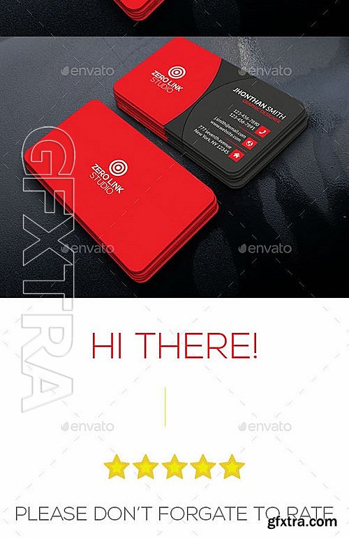 GraphicRiver - Corporate Business Card V-5 12849798