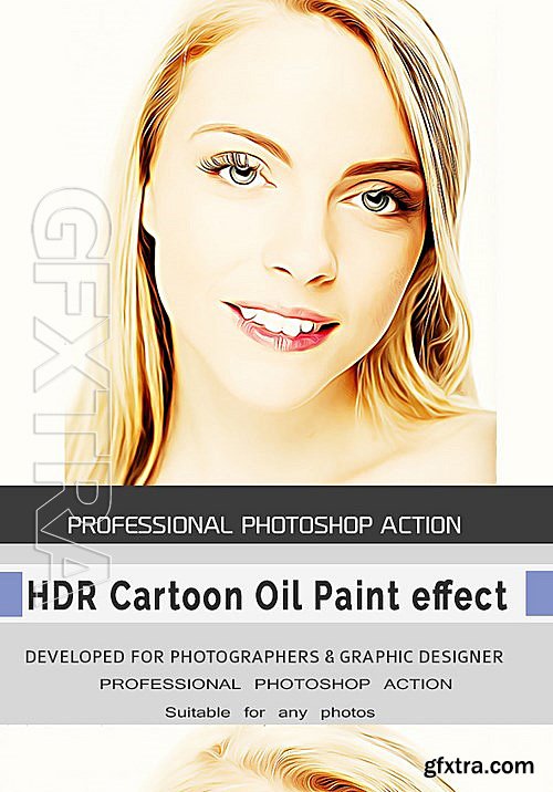 GraphicRiver - HDR Cartoon Oil Paint Effect 11491703