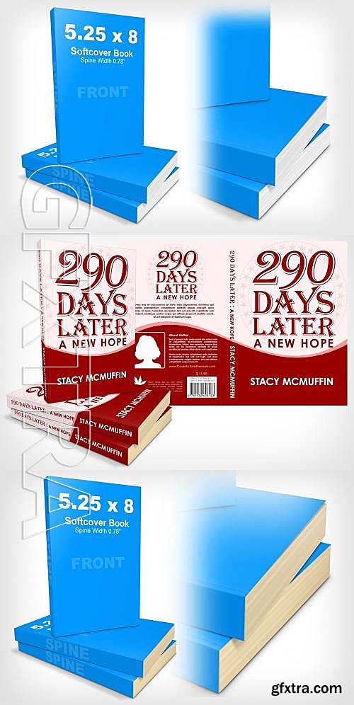 CM - Paperback Book Mockup 600651