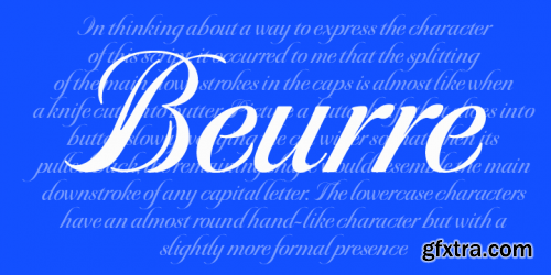 Beurre Font