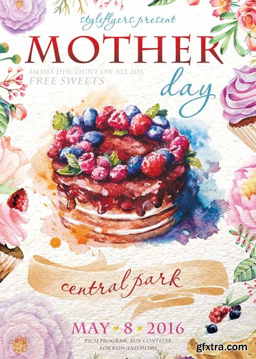 Mother Day PSD Flyer Template