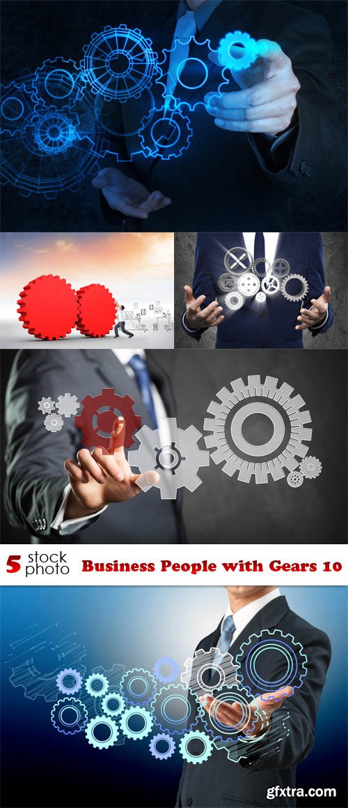 Photos - Business People with Gears 10