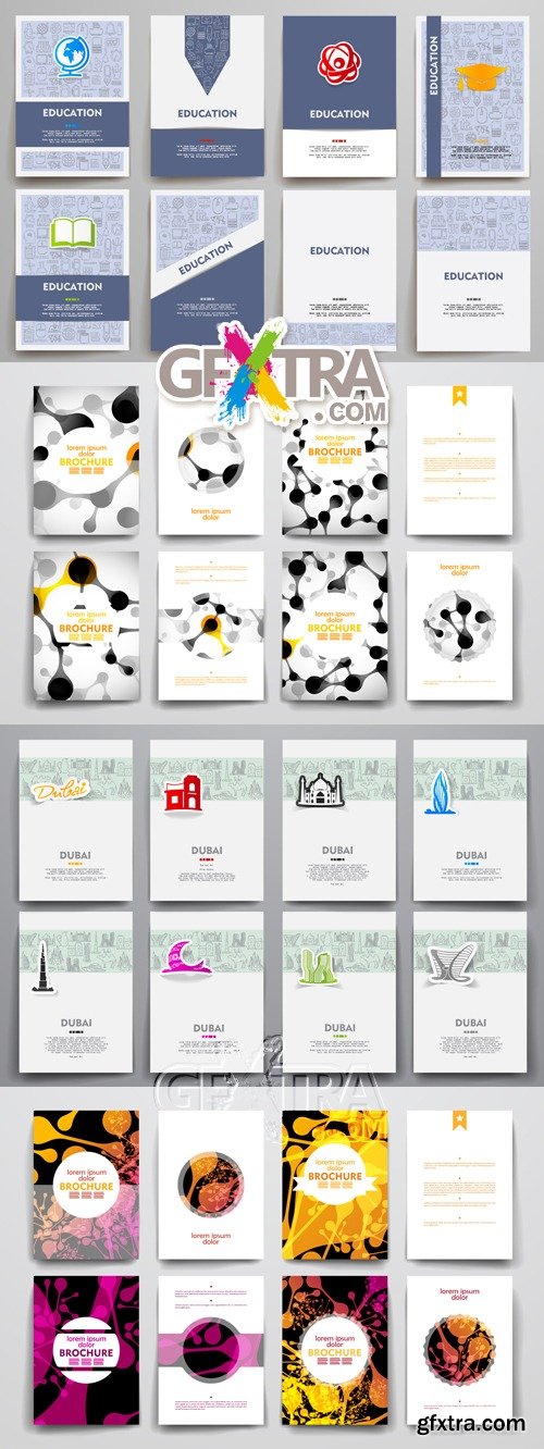 Business Brochure Templates Vector 10