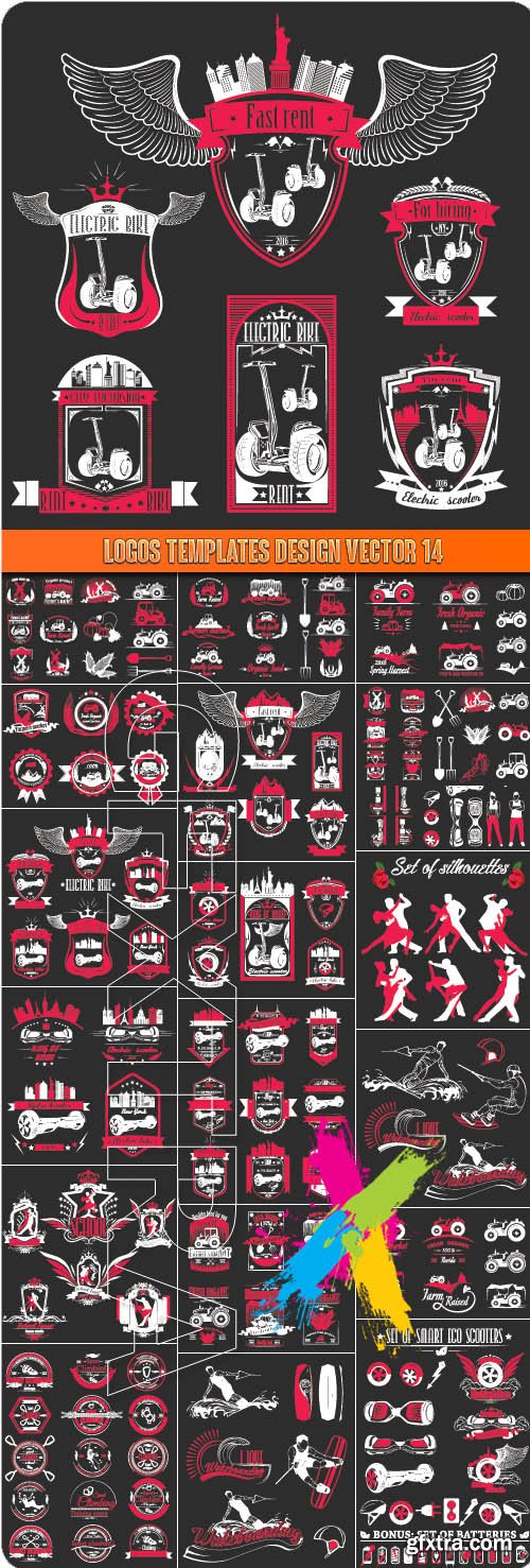 Logos Templates Design Vector 14