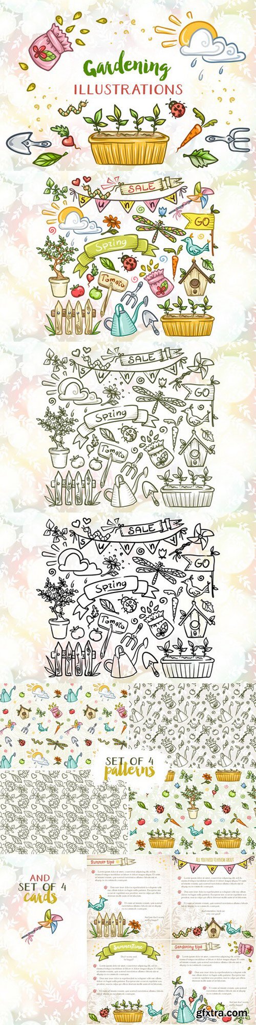 CM - Gardening Illustrations Set 603191