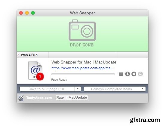 Web Snapper 3.3.9 (Mac OS X)