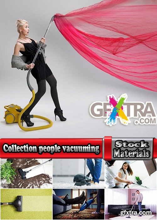 Collection The people vacuuming vacuum cleaner cleaning 25 HQ Jpeg