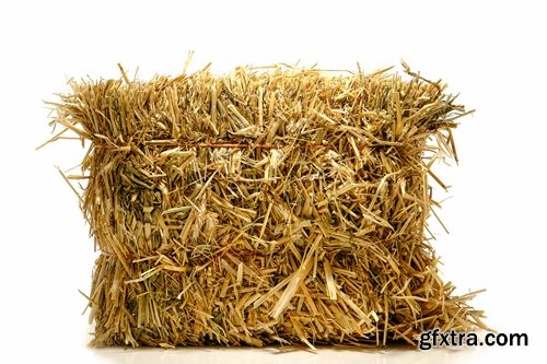 Collection of straw haystack pile of mown field of wheat 25 HQ Jpeg