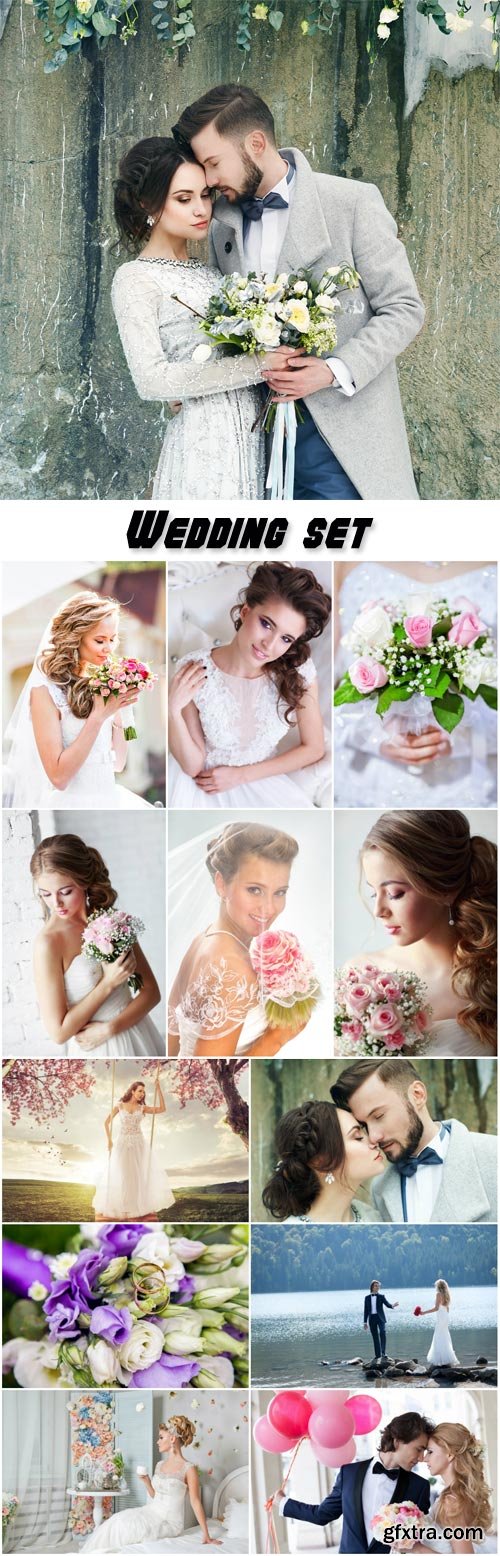 Beautiful bride, couples, wedding