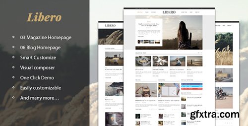 ThemeForest - Libero v1.0 - Blog & Magazine - 14165433