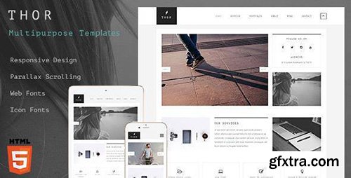 ThemeForest - Thor - HTML5 Creative Template (Update: 14 October 15) - 11929229