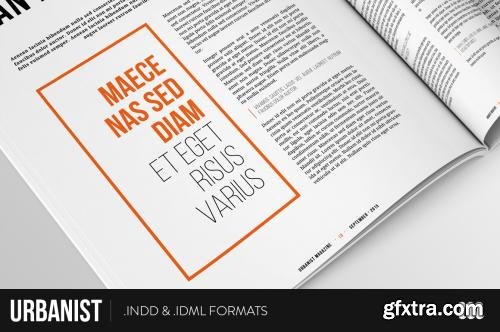 CreativeMarket Urbanist Magazine InDesign Template 244407