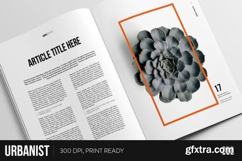 CreativeMarket Urbanist Magazine InDesign Template 244407