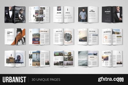 CreativeMarket Urbanist Magazine InDesign Template 244407