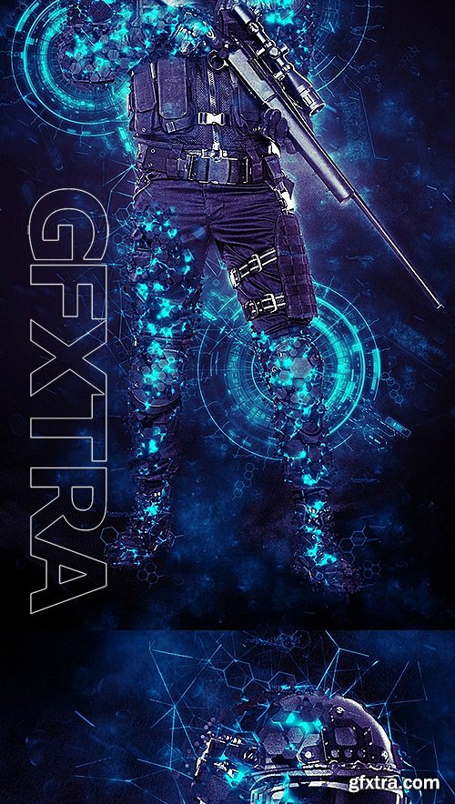 GraphicRiver - Sci-Fi Photoshop Action 15500126