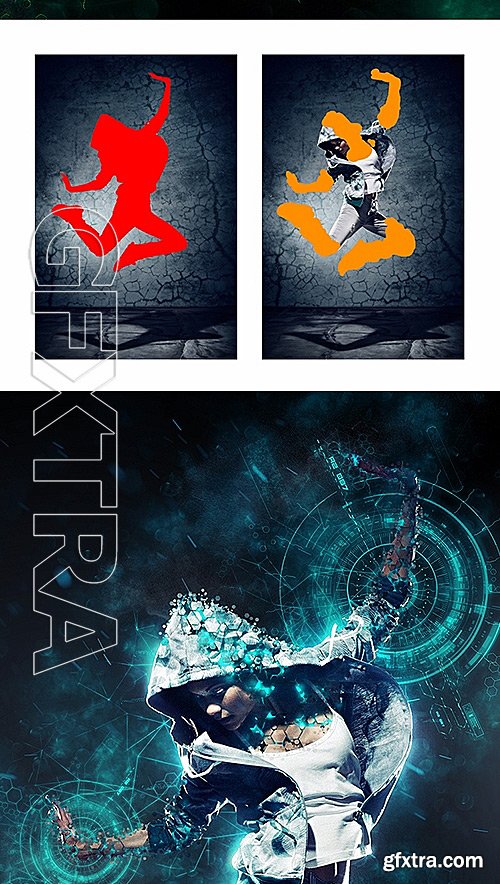 GraphicRiver - Sci-Fi Photoshop Action 15500126