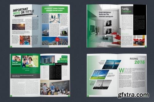 CreativeMarket Magazine Template 596839