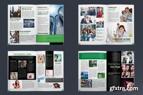 CreativeMarket Magazine Template 596839