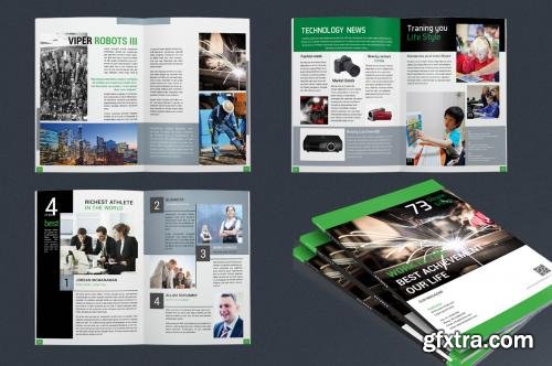 CreativeMarket Magazine Template 596839