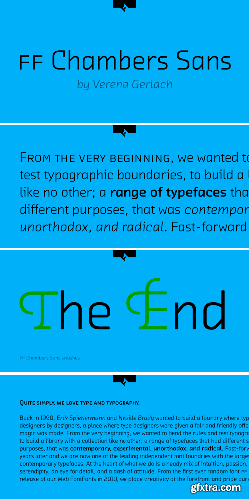 FF Chambers Sans Font Family