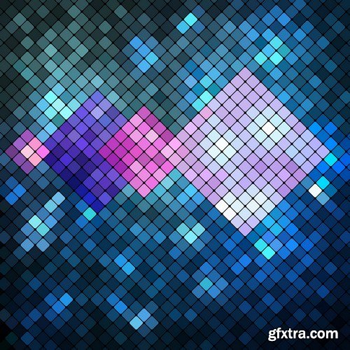 abstract mosaic background 14x EPS