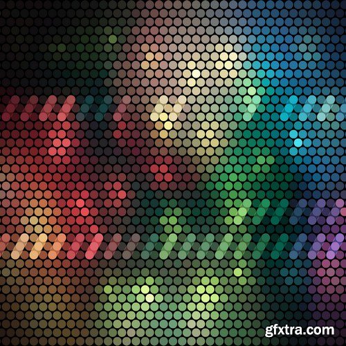 abstract mosaic background 14x EPS