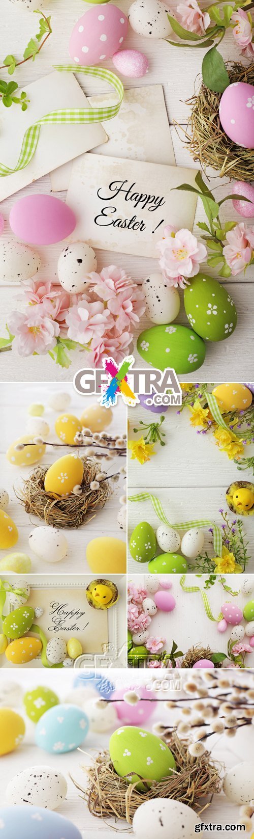 Stock Photo - Color Easter Eggs 2