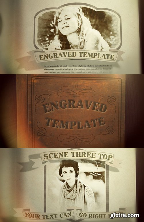 Videohive - Engraved Vintage Book - 7271764