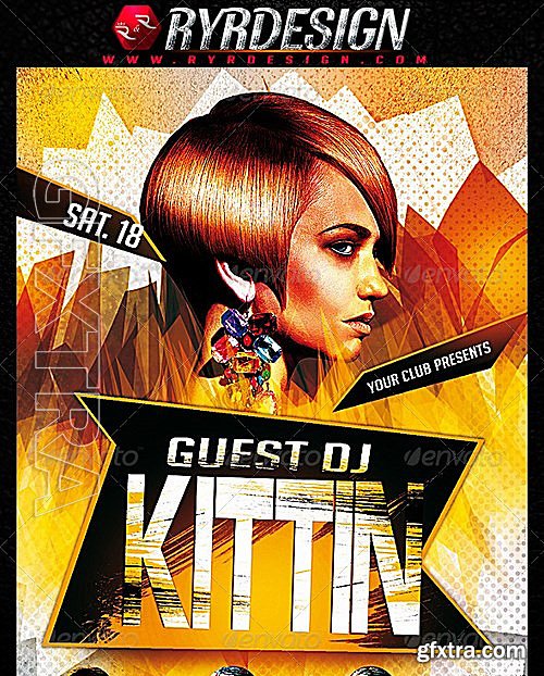 GraphicRiver - Electro House Flyer Template 6746058