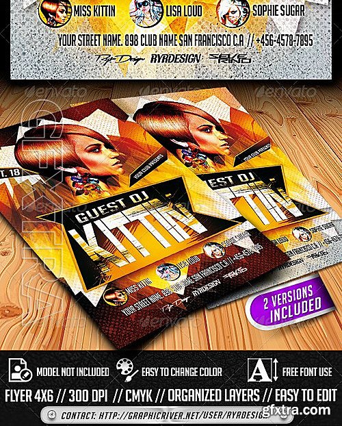 GraphicRiver - Electro House Flyer Template 6746058