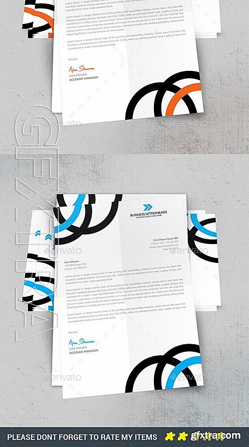 GraphicRiver - Letterhead Template 11718841