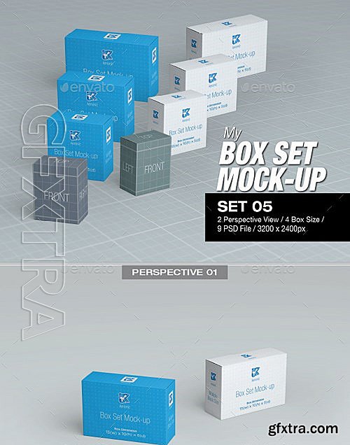 GraphicRiver - MyBox Set Mock-up 05 8817690