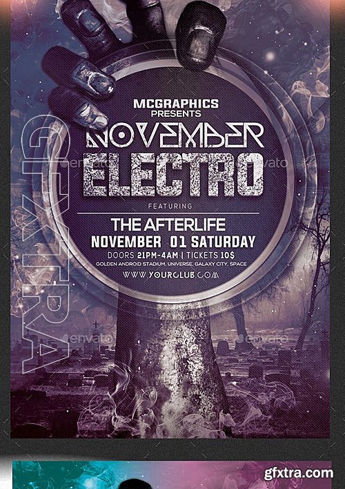 GraphicRiver - November Electro Flyer Template 8867617