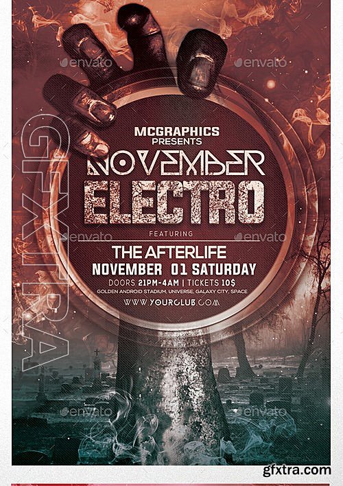 GraphicRiver - November Electro Flyer Template 8867617